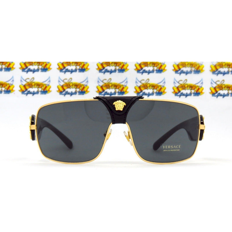 Lentes De Sol Versace Ve2207q Squared Baroque 140mm Suns