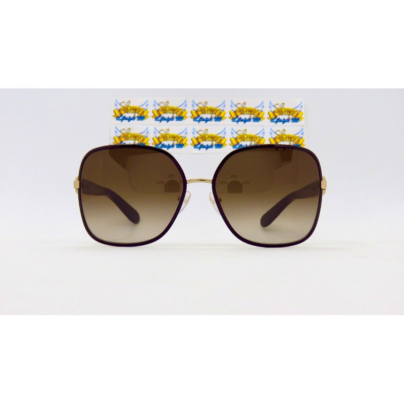 Lentes De Sol Ferragamo Sf150s Soft Square Italy 59mm Suns