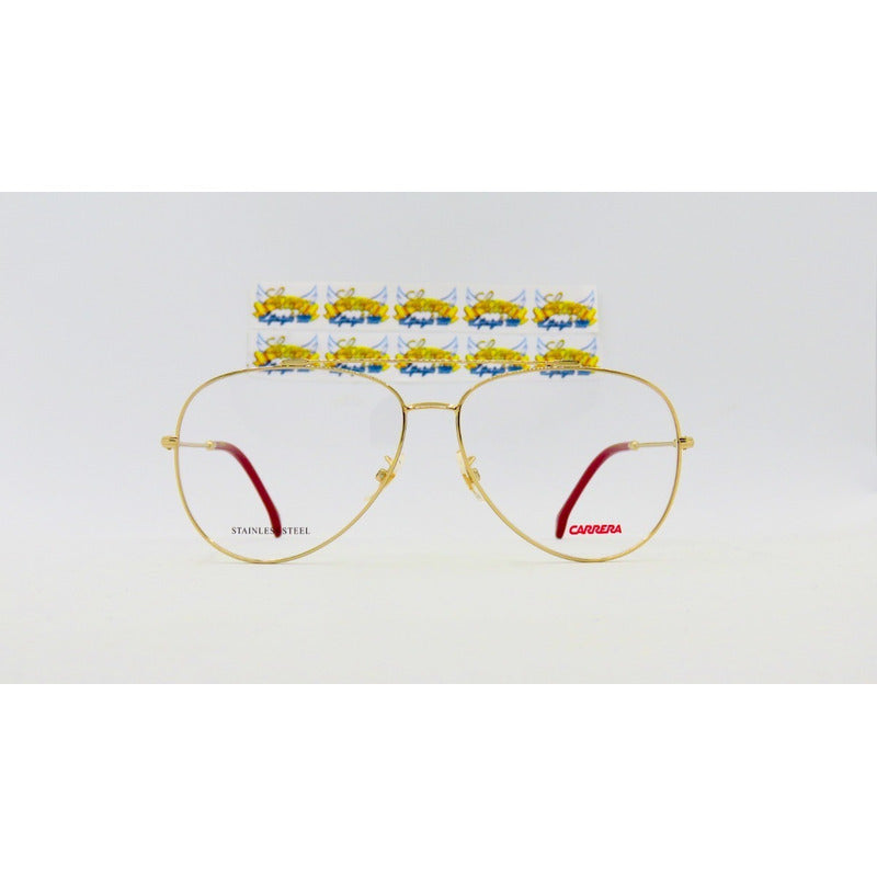 Lentes Carrera 183g Flag Pilot Armazón Oftálmico 62mm