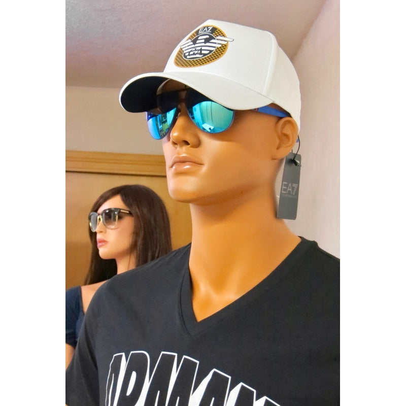 Gorra Emporio Armani Ea7 Front Eagle Golden Circle Logo Hat