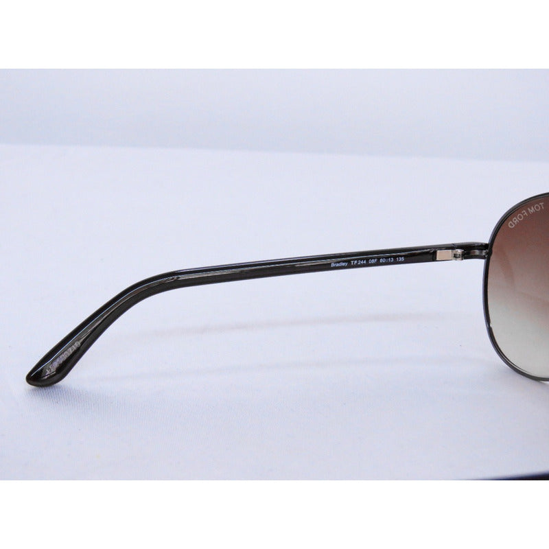 Lentes Sol Tom Ford Ft0244 Bradley Pilot Italy 60mm Suns