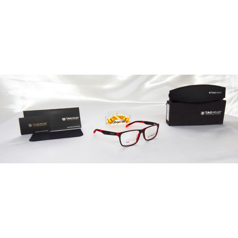 Lentes Tag Heuer Th0552 B Urban France Armazón Oftálmic 57mm
