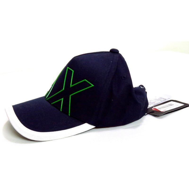 Gorra A | X Armani Exchange Big Logo A X Bicolor Con Franja