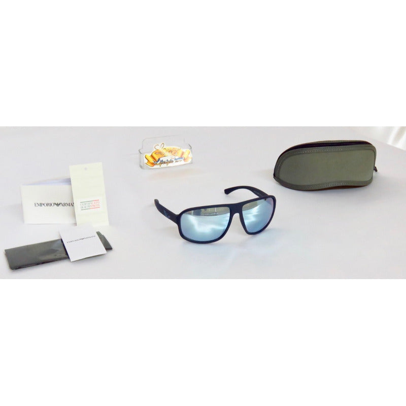 Lentes De Sol Emporio Armani Ea4130 Eagle Square 63mm Suns