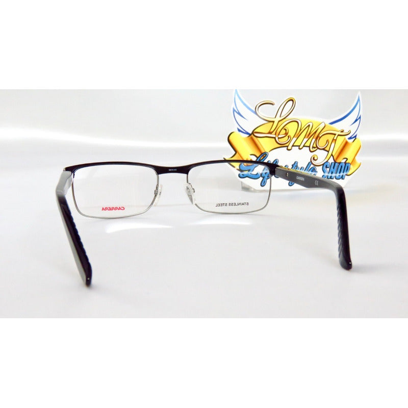 Lentes Armazón Carrera Ca8802 Oftálmico Metal Rectangle 55mm