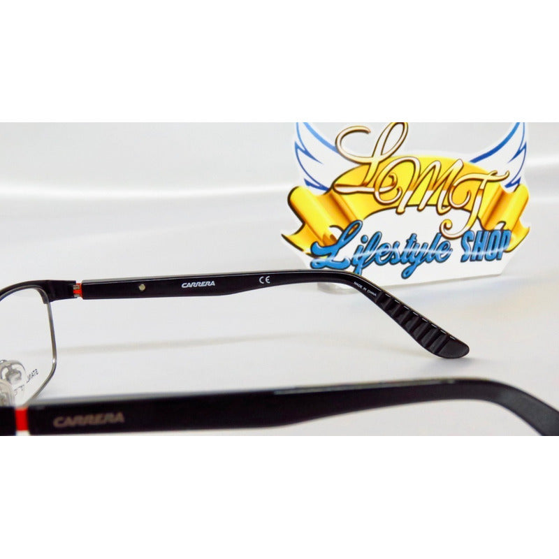 Lentes Armazón Carrera Ca8802 Oftálmico Metal Rectangle 55mm
