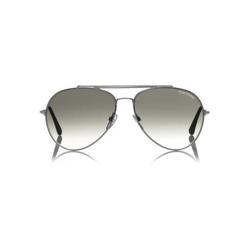 Lentes De Sol Tom Ford Ft0497 Indiana Silver Pilot 60mm Suns