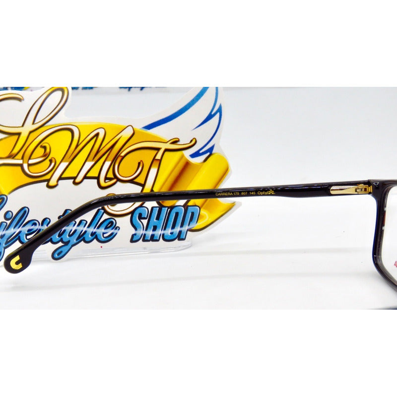 Lentes Carrera 175 Flag Rectangle Armazón Oftálmico 53mm