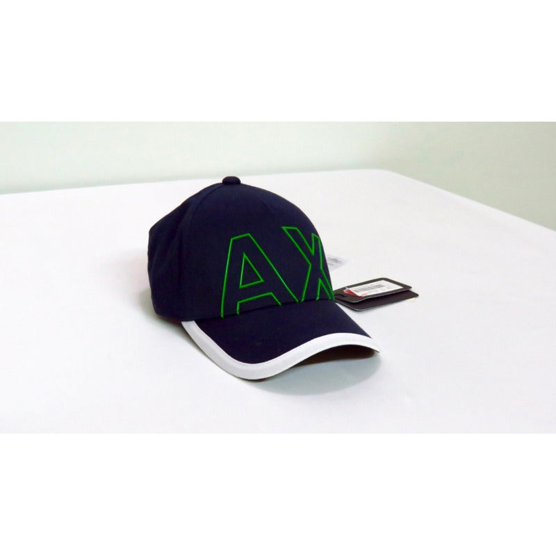 Gorra A | X Armani Exchange Big Logo A X Bicolor Con Franja