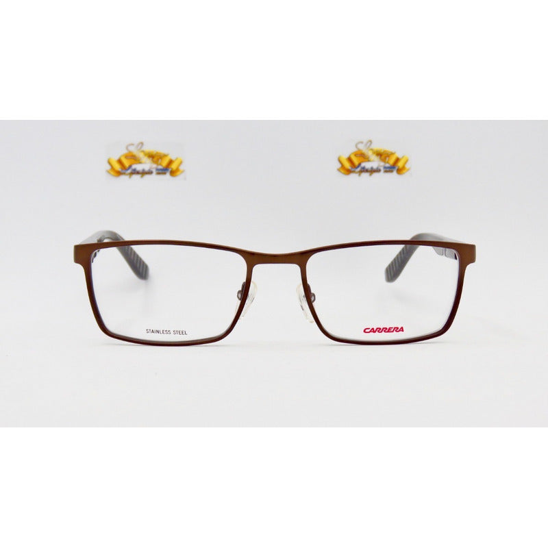 Lentes Carrera 8809 Soft Rectangle Armazón Oftálmico 56mm