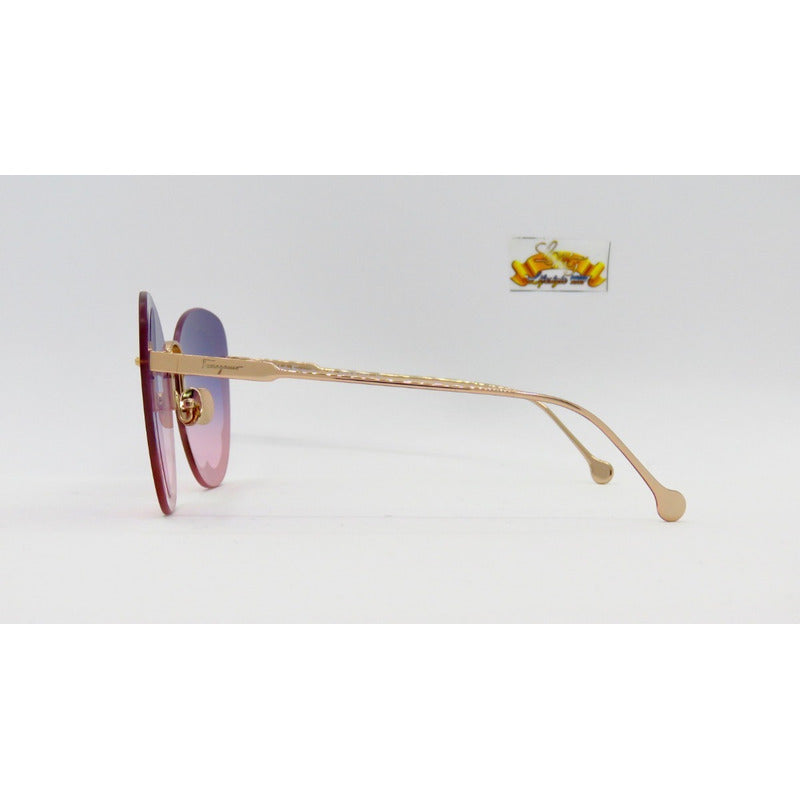 Lentes De Sol Ferragamo Sf178s Fiore Butterfly Italy 63mm
