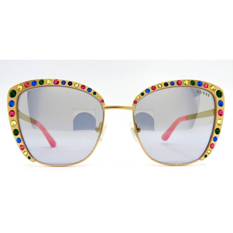 Lentes De Sol Guess Gu7586 Premium Butterfly Mujer 55mm Suns