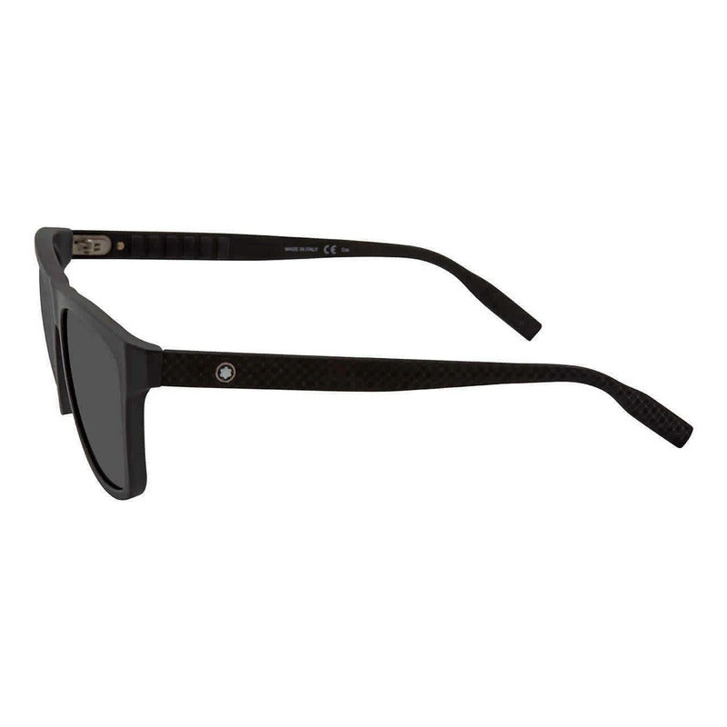 Lentes Sol Mont Blanc Mb0062s Iconic Square Polarized 56mm