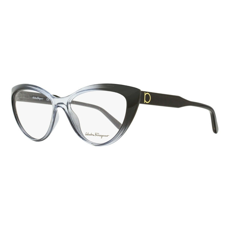 Lentes Ferragamo Sf2853 Buckle Cat Eye Armazón Otálmico 56mm