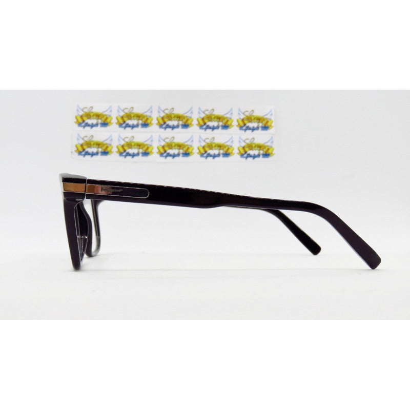 Lentes Ferragamo Sf2829 Soft Square Armazón Oftálmico 53mm
