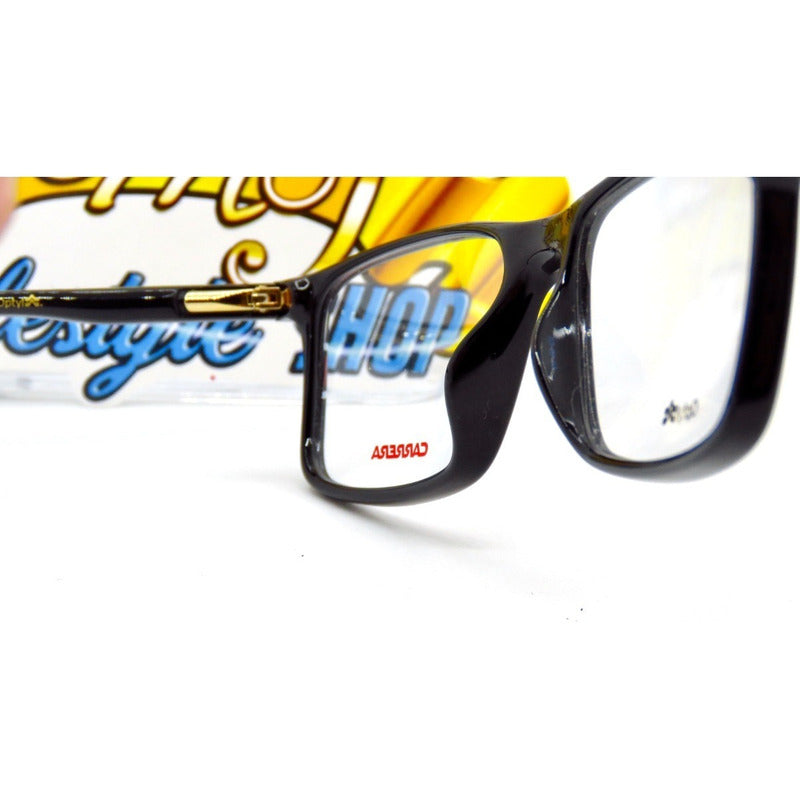 Lentes Carrera 175 Flag Rectangle Armazón Oftálmico 53mm