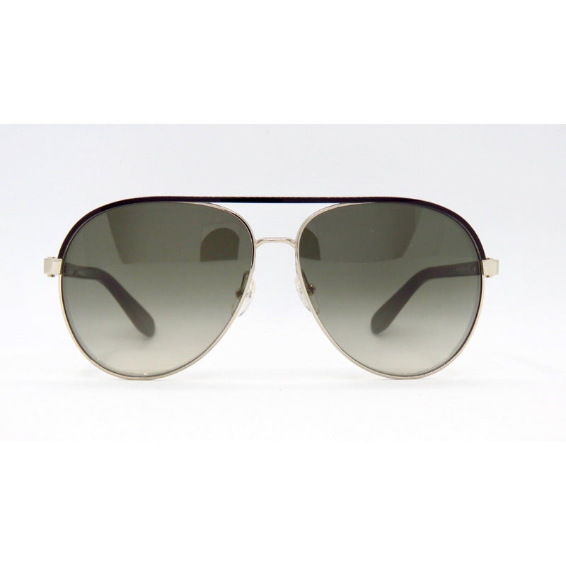 Lentes Sol Salvatore Ferragamo Sf163s Metal Pilot Italy 60mm
