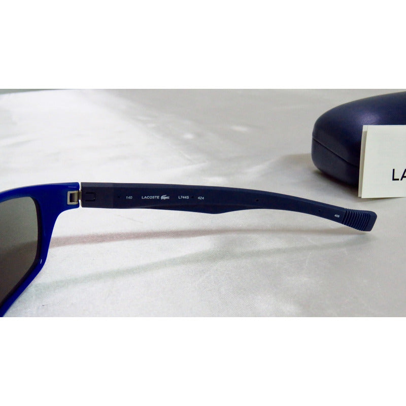 Lentes Gafas Sol Lacoste L744s Sport Wrap Amplios 64mm Suns