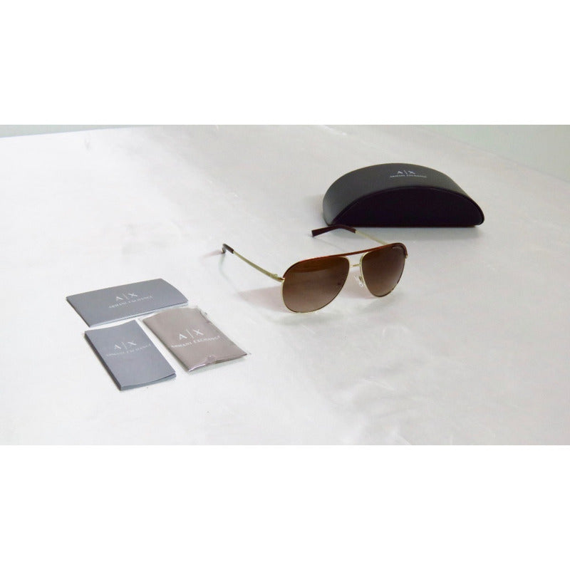 Lentes De Sol Armani Exchange Ax2002 Classic Pilot 61mm Suns