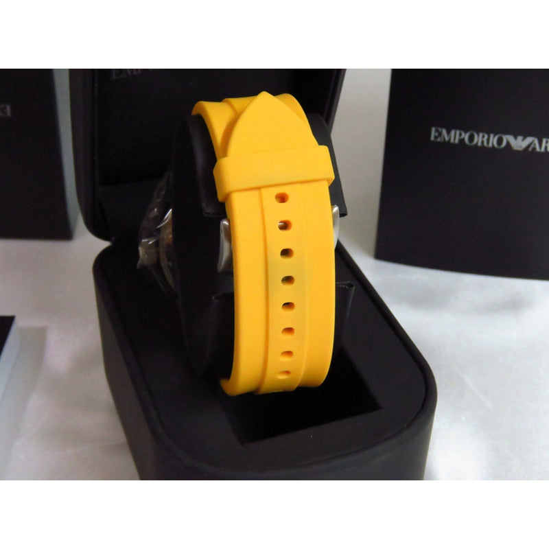 Reloj Emporio Armani Ar5872 Acero / Caucho Con Detalle 44mm