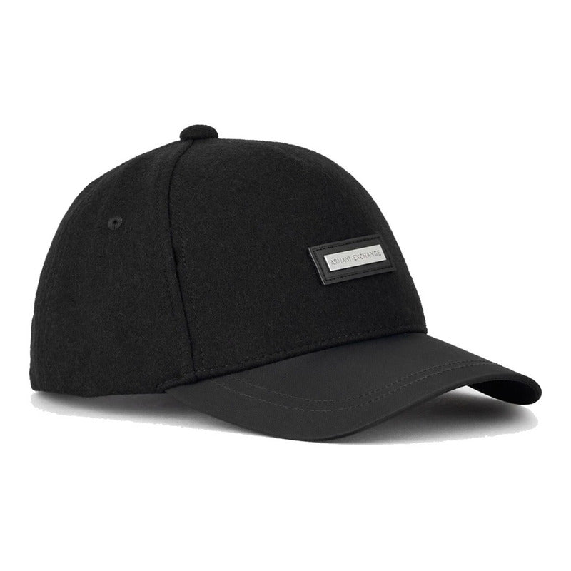 Gorra A | X Armani Exchange De Lana Placa Central New Hat