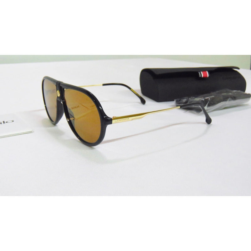 Lentes Sol Carrera 1020s Iconic Bridge Round Pilot 60mm Suns