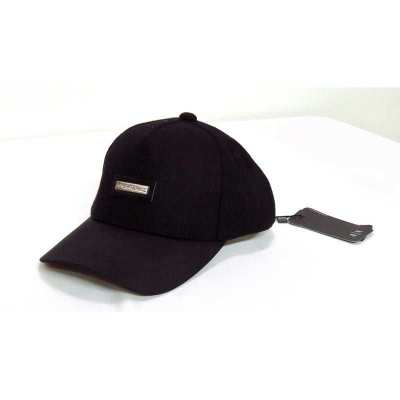 Gorra A | X Armani Exchange De Lana Placa Central New Hat