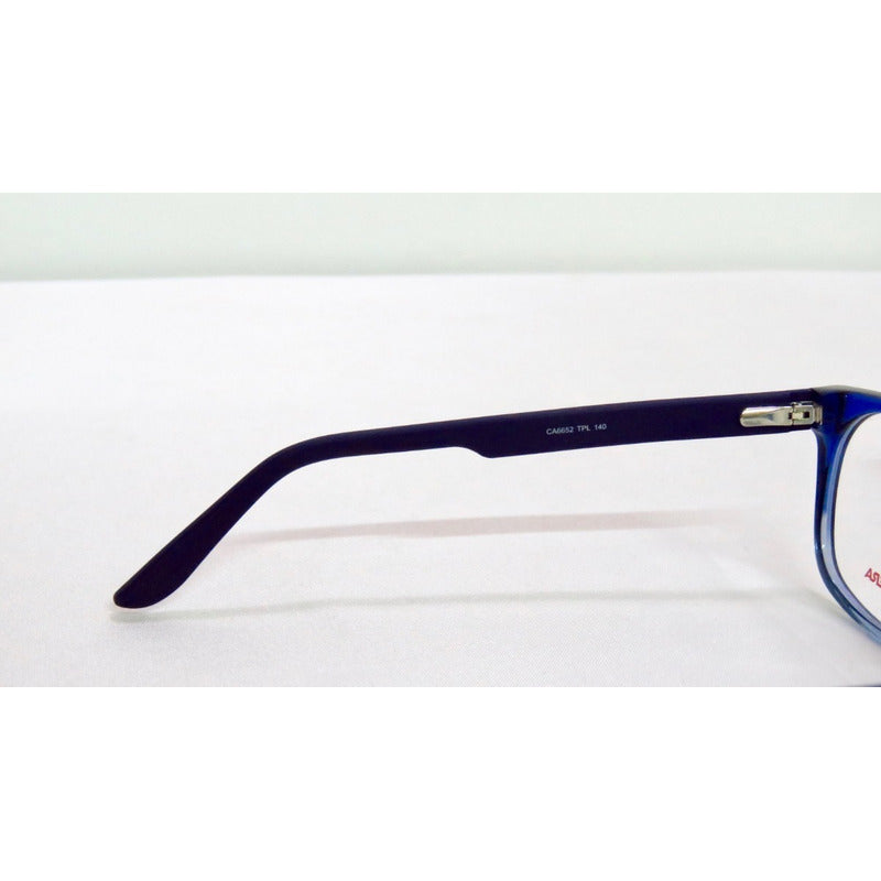 Lentes Carrera 6652 Blue Square Armazón Oftálmico 53mm