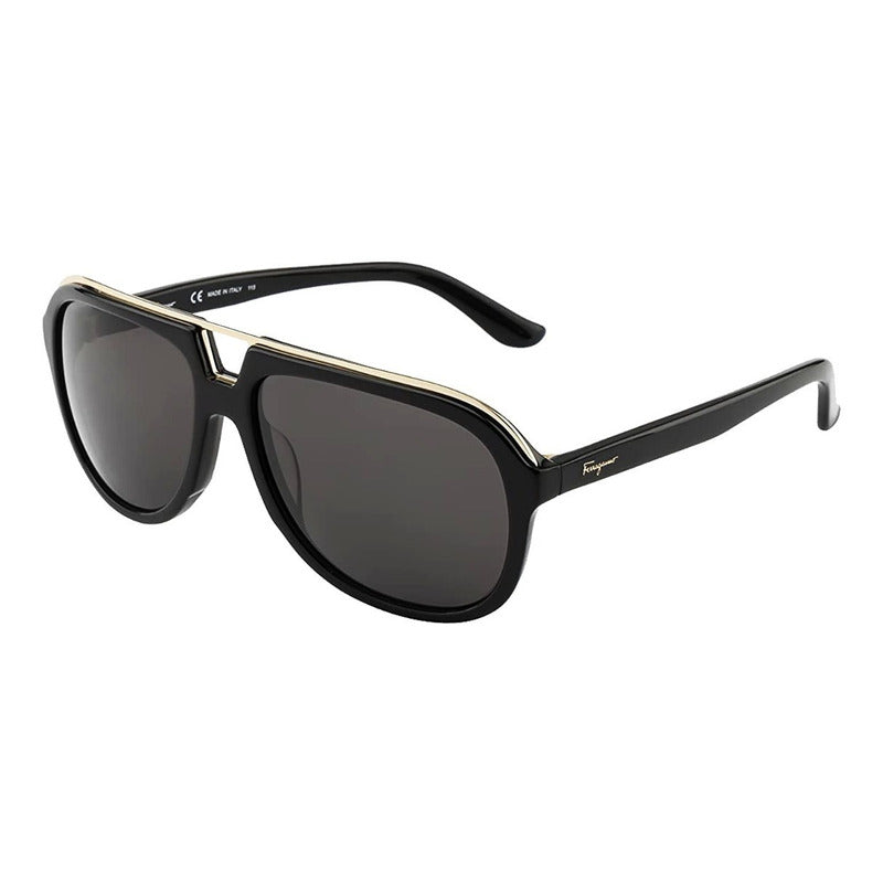 Lentes Sol Ferragamo Sf730s Double Bridge Aviador 57mm Suns