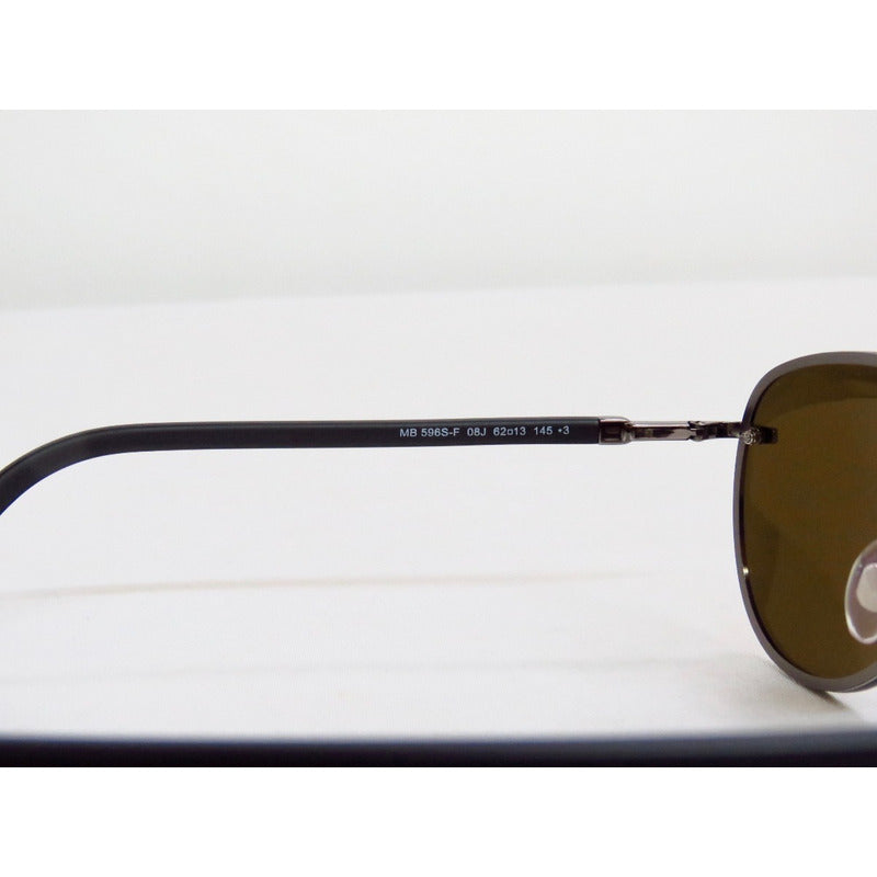 Lentes Sol Mont Blanc Mb596s-f Classic Pilot Italy 62mm Suns