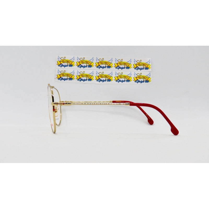Lentes Carrera 183g Flag Pilot Armazón Oftálmico 62mm