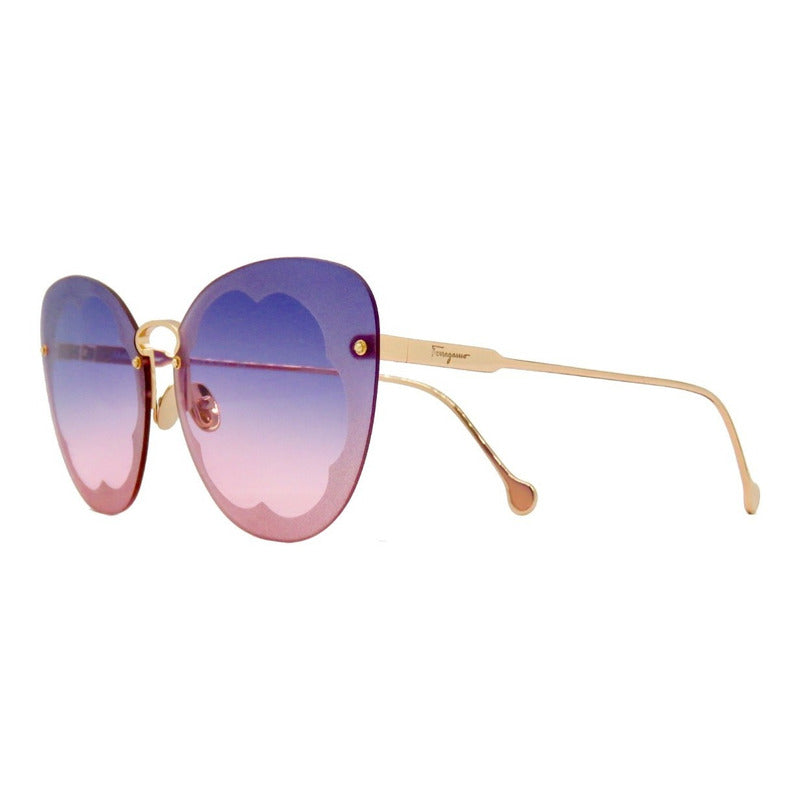 Lentes De Sol Ferragamo Sf178s Fiore Butterfly Italy 63mm