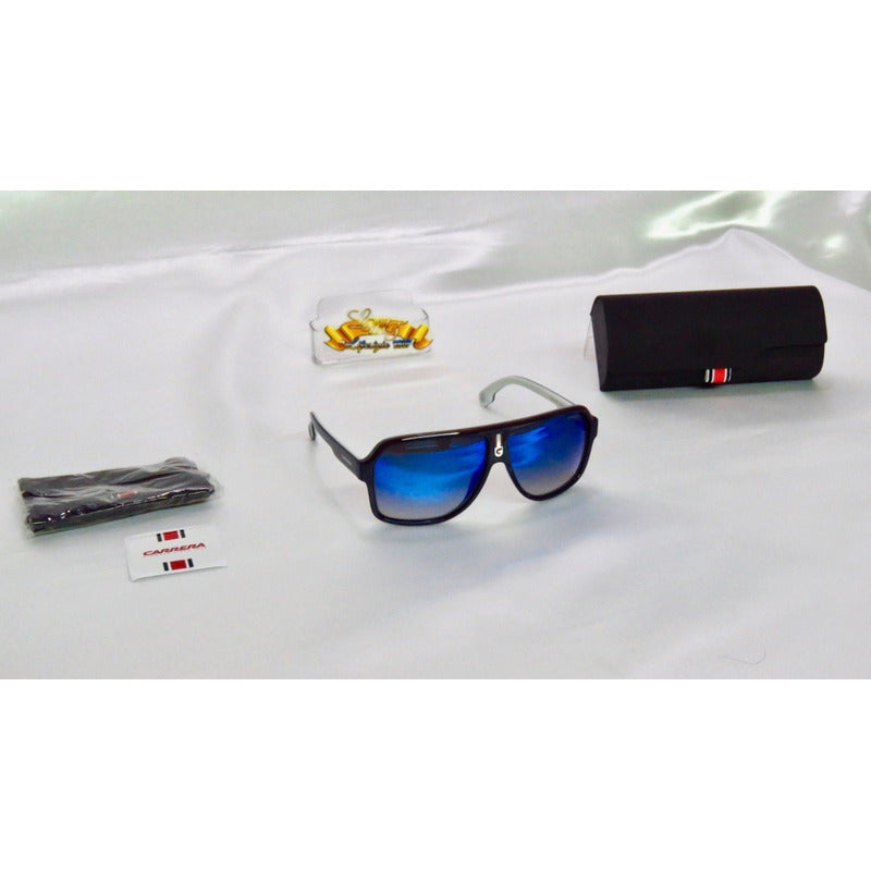 Lentes Sol Carrera 1001s Flag Iconic Bridge Pilot 62mm Suns