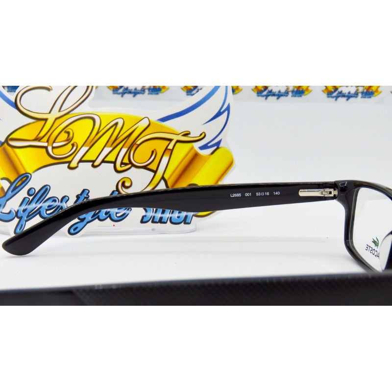 Lentes Lacoste L2685 Classic Rectangle Armazón Oftálmic 53mm