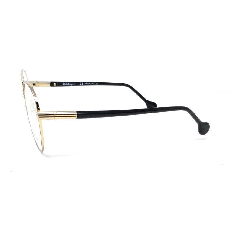 Lentes Ferragamo Sf2174 Iconic Round Armazón Oftálmico 55mm