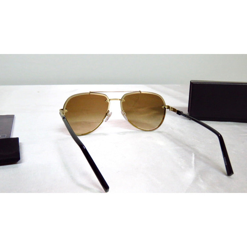 Lentes Sol Mont Blanc Mb643s Double Bridge Pilot 60mm Suns