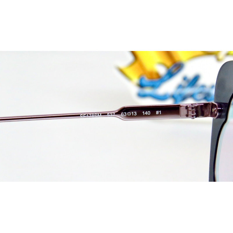 Lentes De Sol Ferragamo Sf178sm Fiore Butterfly Italy 63mm