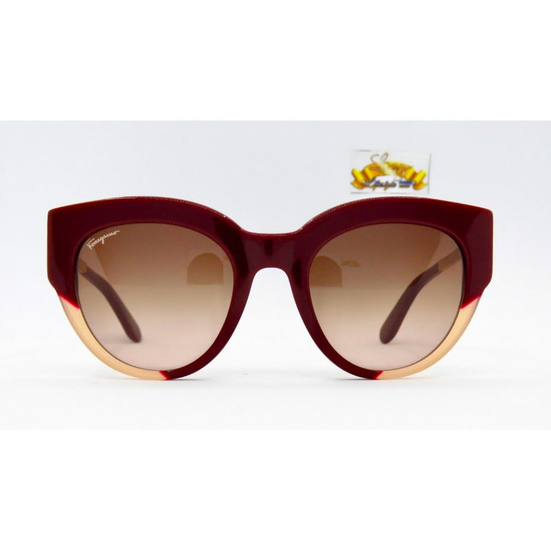 Lentes De Sol Salvatore Ferragamo Sf855s Round 52mm Suns