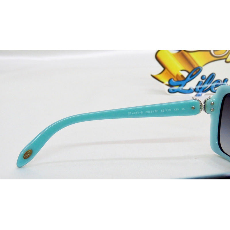 Lentes De Sol Tiffany & Co. Tf4047b Luxury Rectangle 55mm