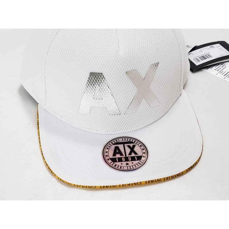 Gorra A | X Armani Exchange Mesh Reflective Logo Adorned Hat
