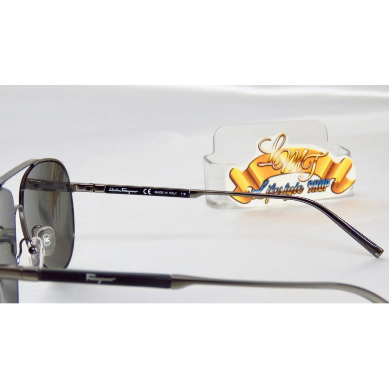 Lentes Sol Ferragamo Sf174sp Pilot Polarized Italy 60mm Suns