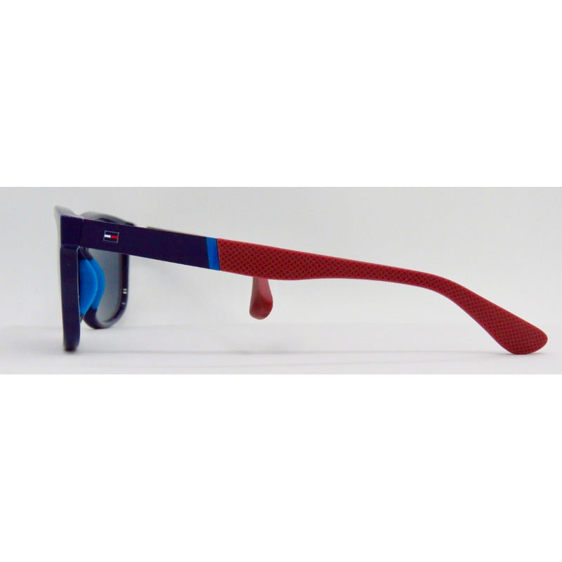 Lentes De Sol Tommy Hilfiger Th1520s Blue Soft Square 57mm