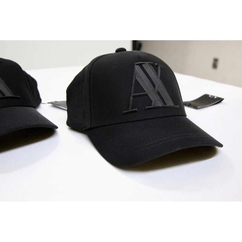 Gorra Armani Exchange Rubber Logo Hat Premium 100% Authentic