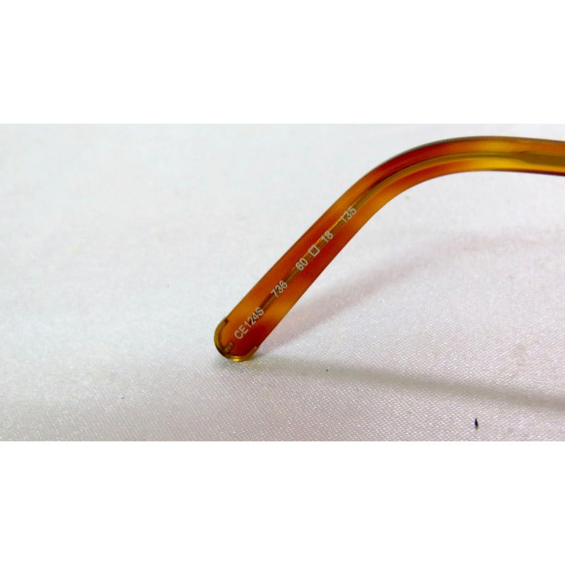 Lentes De Sol Chloé Ce124s Gold Round Mujer Italy 60mm Suns