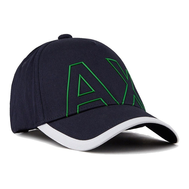 Gorra A | X Armani Exchange Big Logo A X Bicolor Con Franja