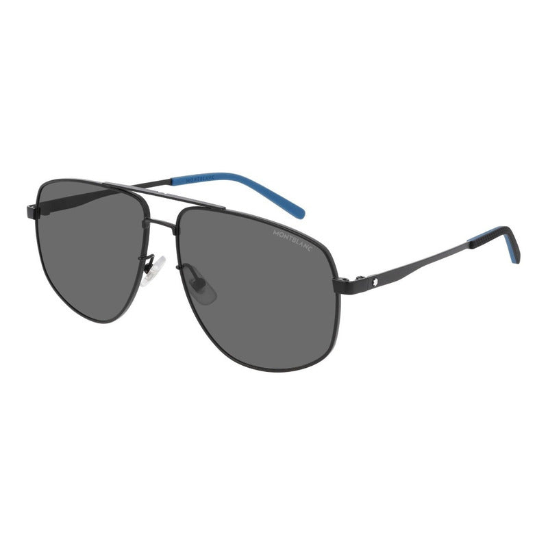 Lentes Sol Mont Blanc Mb0102s Modified Pilot Japan 60mm Suns