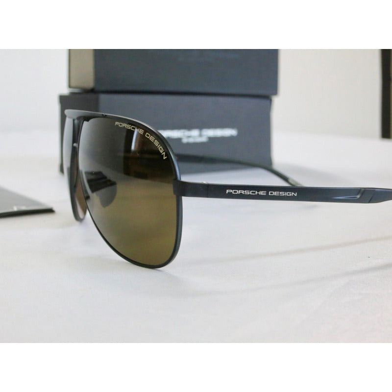 Lentes De Sol Porsche Design P8657 Titanium Pilot 62mm Suns