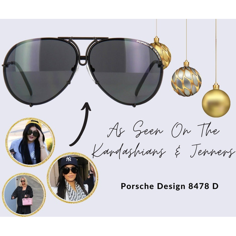 Lentes Gafas De Sol Porsche Design P8478 Muy Amplios Premium