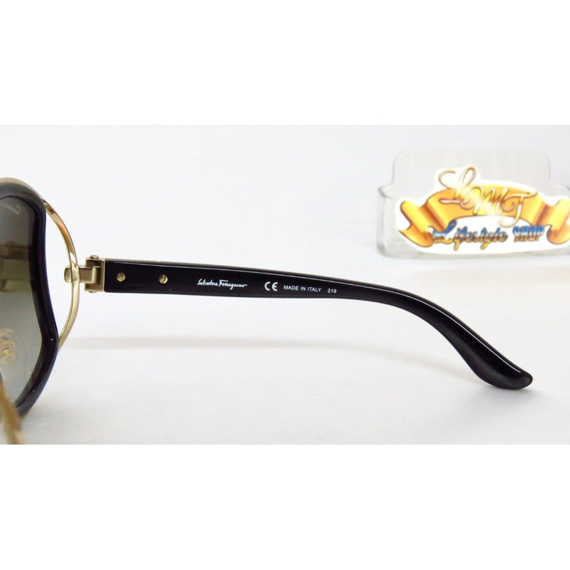 Lentes De Sol Ferragamo Sf719s Goldish Mujer Italy 55mm Suns