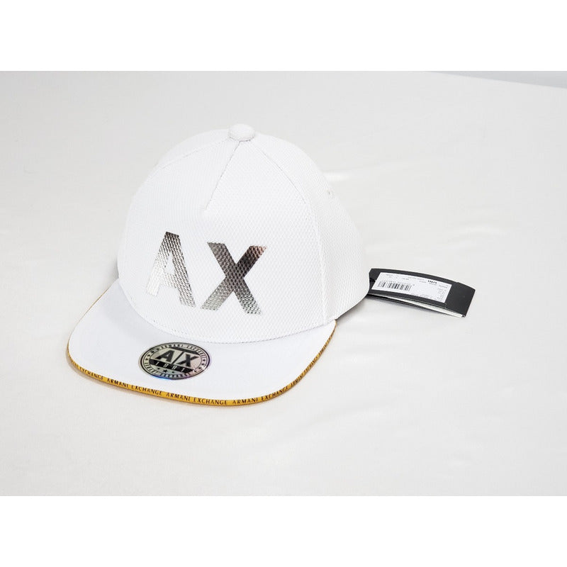 Gorra A | X Armani Exchange Mesh Reflective Logo Adorned Hat